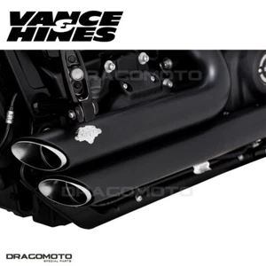 Harley FLDE 1750 ABS Softail Deluxe 107 2018-2020 Shortshots Full exhaust Van... - Picture 1 of 4