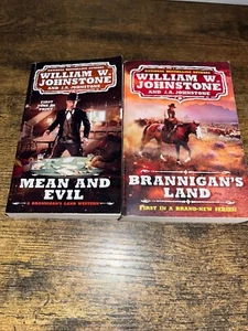 William W. Johnstone lot of 2 paperback books from the Brannigan's Land Series - Picture 1 of 1