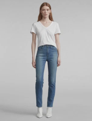 NWT $225 Rag & Bone High Rise Ankle Cigarette Jeans in El sz 30 - Image 1 of 4