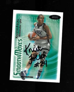 KRISTIN FOLKL Minnesota Lynx WNBA 2002 Fleer Smooth Moves SIGNED /AUTOGRAPH Card - Picture 1 of 1