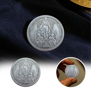 "Sammleranhänger: Deutsche Gedenkmünze DE20 aus Messing von 1698, versilbert. - Bild 1 von 6