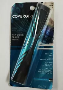 Máscara de pestañas Two X CoverGirl Peacock Flare, 790 negro intenso, 0,34 FL OZ - Imagen 1 de 2