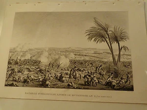BATAILLE D'HELIOPOLIS 1800 Campagnes des français sous l'Empire Napoléon - Picture 1 of 1