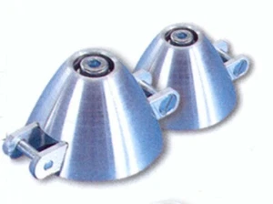 Aluminium Spinner Turbo 50mm 6,0mm Welle Turbospinner Klappluftschraube - Bild 1 von 1