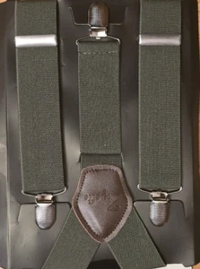 ZOYETTE  Y shape BRACES  with 3 Carabiner Clips 35mm  - Sage Green RRP 19.99 - Picture 1 of 5