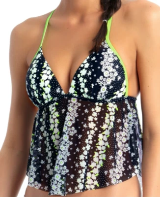 CALIFORNIA WAVES Juniors Mesh Tankini MY20419T Multi S, M NWT $29.99 - Image 1 of 2
