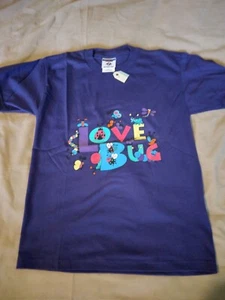Kids 10 - 12 T-shirt Purple with Love Bug Print 277462 - Picture 1 of 1