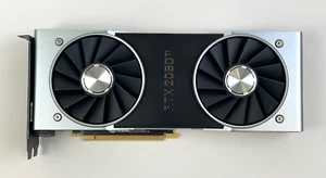 AS-IS BAD NVIDIA GeForce RTX 2080 Ti 11GB GDDR6 Founders Edition Graphics Card - Afbeelding 1 van 6