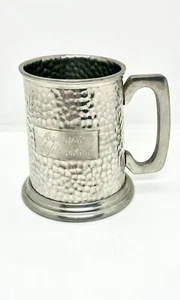 Pewter Beer Tankard. Vintage Retro Man Cave Stein. Monsanto Safety Award - Picture 1 of 3