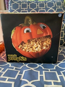 PORTA ZUCCA POPCORN IN CERAMICA Halloween Spaventoso - Foto 1 di 3