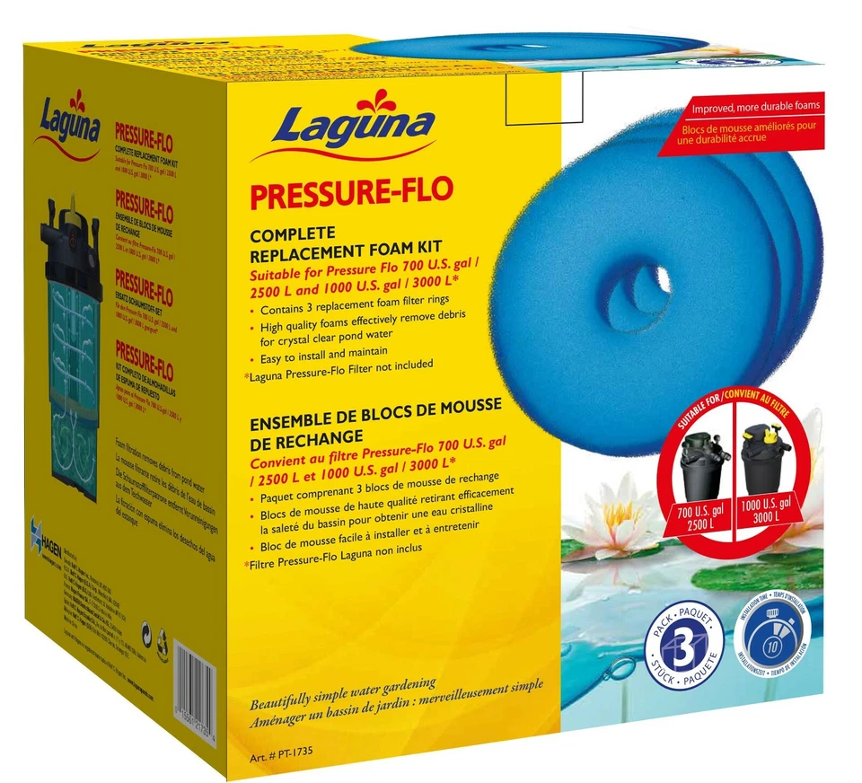 Laguna PT1735 Replacement Foam for Pressure-flo 700 & 1000