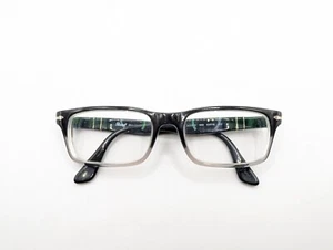 Persol Eyeglasses Frames Only, 3050-V 966, 53-18-140, Black, Made in Italy - Picture 1 of 15