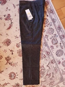 NWT NEW Directions Bl & Silver 10P Pants, Pull On, Power Stretch, Tummy Control - Picture 1 of 8