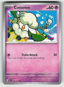 Cottonee SV: Paldean Fates Common 034/091 Normal - Picture 1 of 2