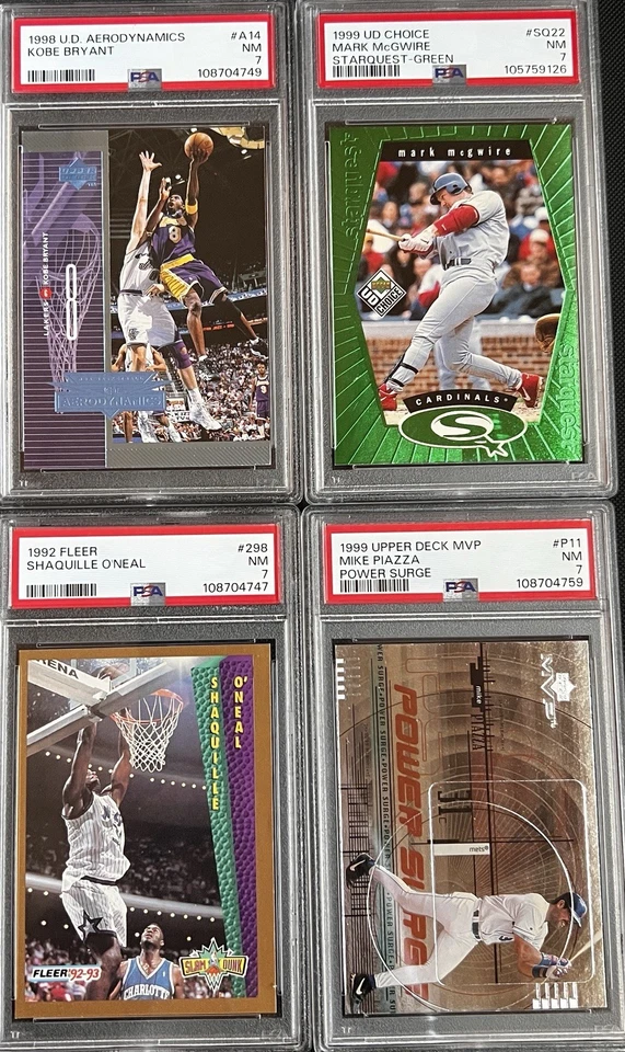 12 Card Graded Sports Lot - Baseball (MLB) Basketball (NBA) - PSA & BGS - Image 1 of 3