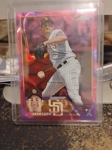2023 Topps Chrome Update #USC26 Seth Lugo Magenta/Purple Lava Lamp #/299 - Picture 1 of 2