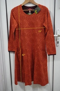 Gudrun Sjoden sz M dress stretch organic cotton pockets - Picture 1 of 4