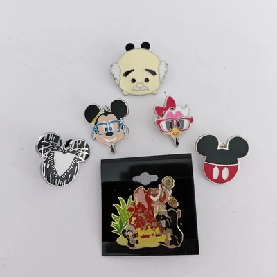 Lote de 6 pinos colecionáveis autênticos dos parques da Disney descontinuados (lista de escolha) - Imagem 1 de 4