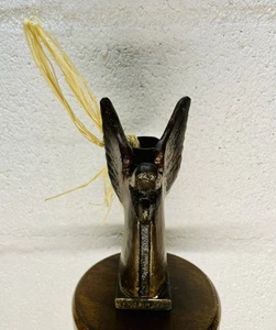 Retired Jan Barboglio Hand-Forged Iron Angel Candle Holder Vintage SIGNED - Picture 1 of 3