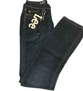 LEE Supa Tube Women's Jeans- Skinny Sz 6S Dark Blue -933Stretch Denim -High Rise - Picture 1 of 8