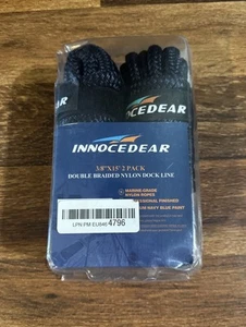 Innocedear 3/8 X 15 2 Pack Double Braided Nylon Dock Line New - Foto 1 di 5