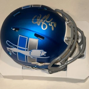CHRIS SPIELMAN Signed Detroit LIONS Mini-helmet Beckett BAS - Picture 1 of 5