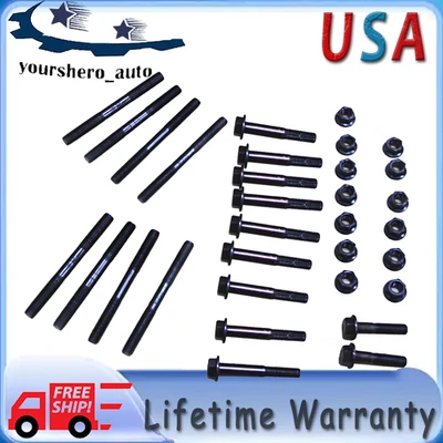 Exhaust Manifold Bolt Set for 1993-02 Chevy GMC C/K 1500 2500 3500 Turbo 6.5L - Image 1 of 3