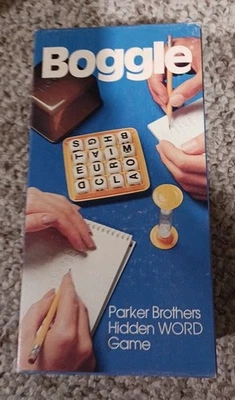 Vintage  Parker Brothers "Boggle Game" With Challenge Cube Complete - Image 1 of 3