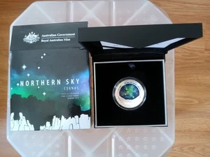 2016 $5 Northern Sky Cygnus Coloured Fine Silver Proof Domed Coin - Picture 1 of 7