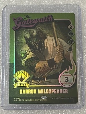 Garruk Wildspeaker Foil Autograph SLD0749 - Image 1 of 4