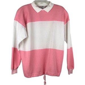 NOS Vintage Morgan Sport Collared Pullover Sweater Knit Color Block Size Medium - Bild 1 von 14