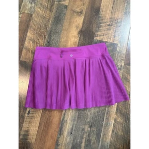 Falda Lululemon Plisada a Calle Ultra Violeta Talla 8 Plisada Tenis Golf - Imagen 1 de 5