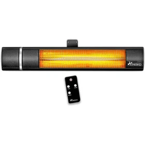 Radiador infrarrojo TRESKO 2000W con mando a distancia montaje en pared calefacción terraza - Imagen 1 de 2