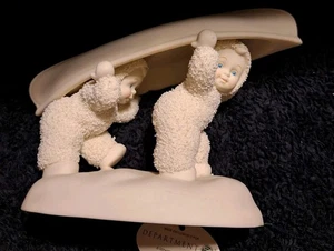 DEPT 56 SNOWBABIES Canoe "It Takes Two" 2004 56.69419 In ORIGINAL BOX - Picture 1 of 16