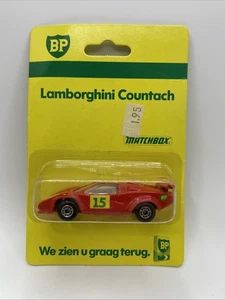 Matchbox Lamborghini Countach BP Promo Red Body in BP 70mm RARE - Picture 1 of 4