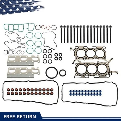 Head Gasket Set Head Bolts For 2011-2019 Ford Edge Explorer Flex Taurus 3.5L V6 - Image 1 of 4