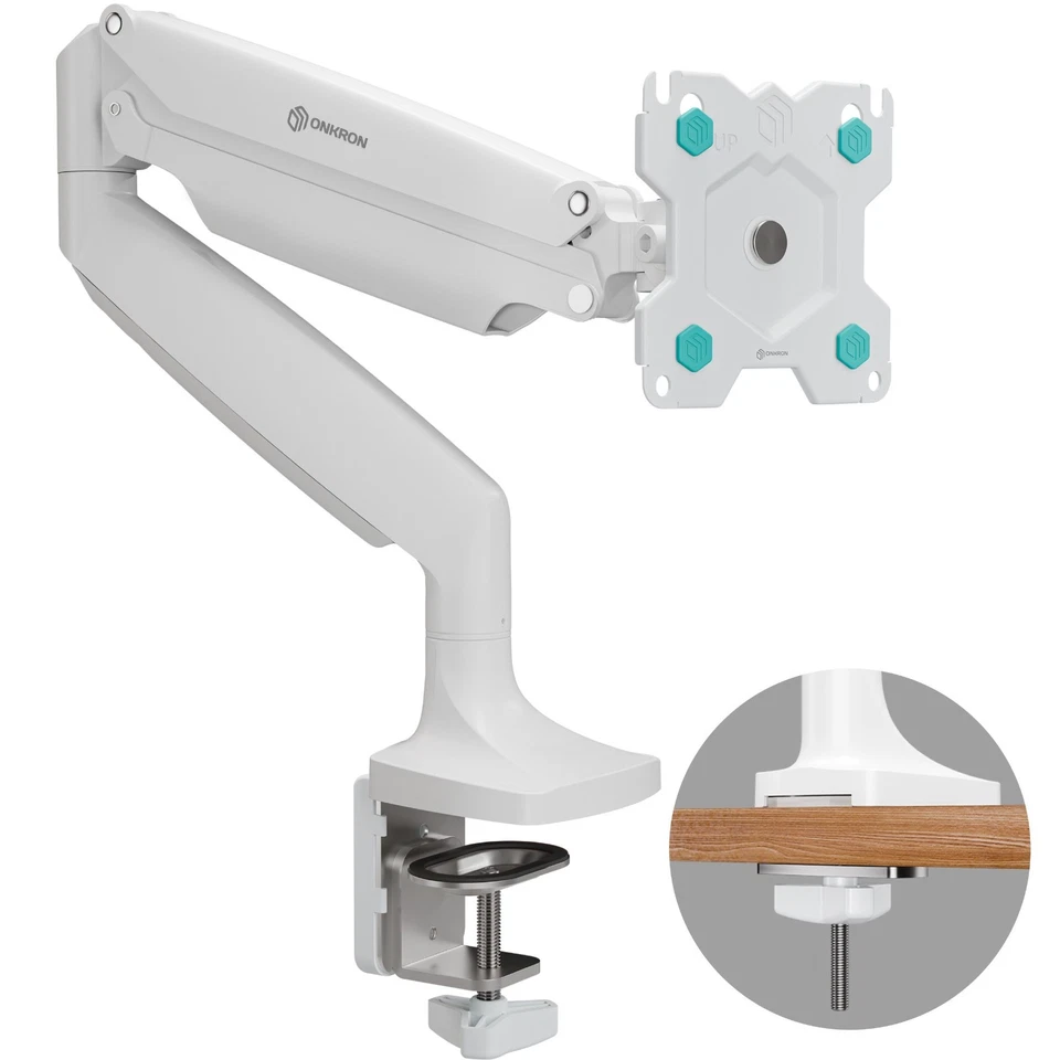 ONKRON monitor mount table 13-32", up to 9 kg, VESA 75x75/100x100, G100-W - Image 1 of 4