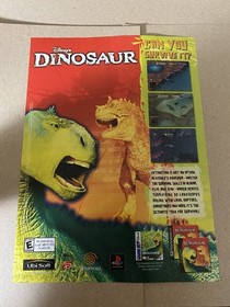 Disney's Dinosaur Dreamcast PlayStation PC Retro Ad Poster Print