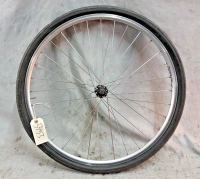 Shimano Deore LX HB-M564 Front 26" MTB Wheel Silver 100mm 32S QR Mavic UB French - Image 1 of 4
