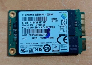 Samsung PM851 SSD 256GB 256G mSATA MZ-MTE2560 Solid State Drive TLC mSATA SSD - Picture 1 of 2
