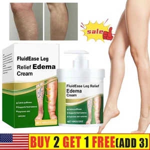 Leg Therapy Edema Cream Anti Swe lling Cream for Legs Reduce Leg Swelling Nature - Picture 1 of 14