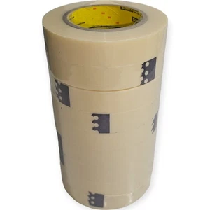 9 Rolls | Genuine 3M Scotch 8898 | Strapping Tape Ivory | 24mm x 55m 4.6 mil - Picture 1 of 6