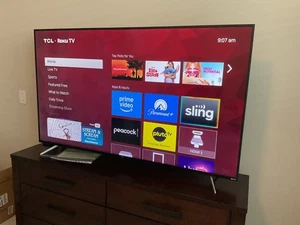 TCL Roku 65'' 4K LED Smart TV - Black - Picture 1 of 12