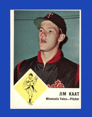 Fleer Set-Break #22 1963 Jim Kaat en muy buen estado-en muy buen estado *GMCARDS* Foto 1 de 2