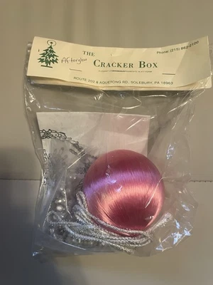 The Cracker Box AFTERGLOW Rosa Hágalo Usted Mismo Artesanía Navidad Adorno Kit Sellado Foto 1 de 2