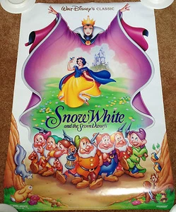 Póster de película de una hoja de Walt Disney Blancanieves y los siete enanitos 27" x 40" - Imagen 1 de 3