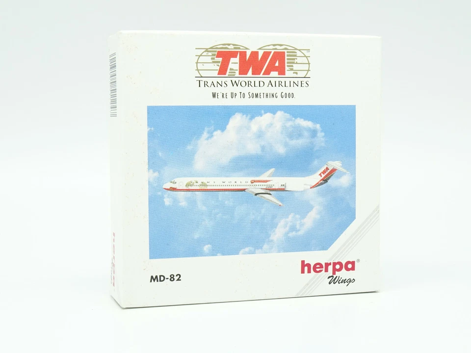 Herpa Aereo Airlines 1/500 - McDonnell Douglas MD-82 TWA - Immagine 1 di 1