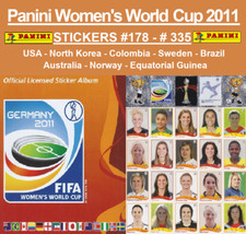 Panini FIFA Women's World Cup 2011 Germany - Pick Stickers #178-#335