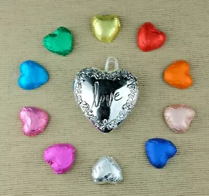 Milk Chocolate Hearts in Foil wrapping - Picture 1 of 21