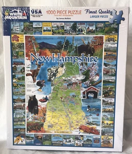 White Mountain Das Beste von New Hampshire 1000 Teile Puzzle #54 NEU - Bild 1 von 5